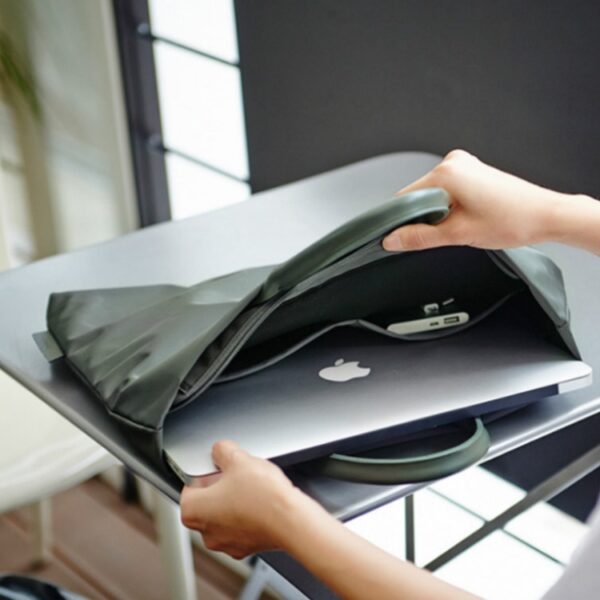 New style briefcase for commuting to work, simple business laptop computer bag, large capacity women's bag - Image 4