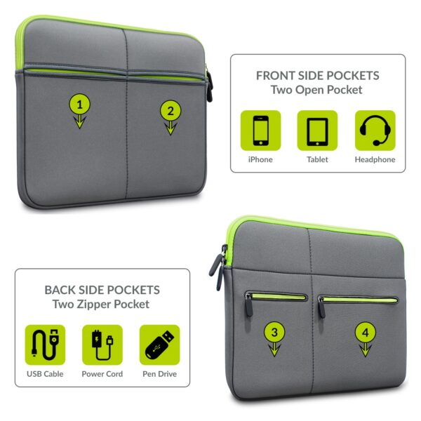 Neoprene Laptop bag MacBook protective cover laptop sleeve YYNS01 - Image 6